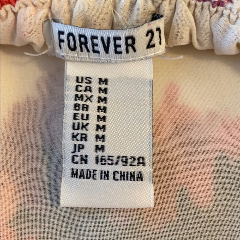 Forever XXI floral mini dress - Picture 3 of 3